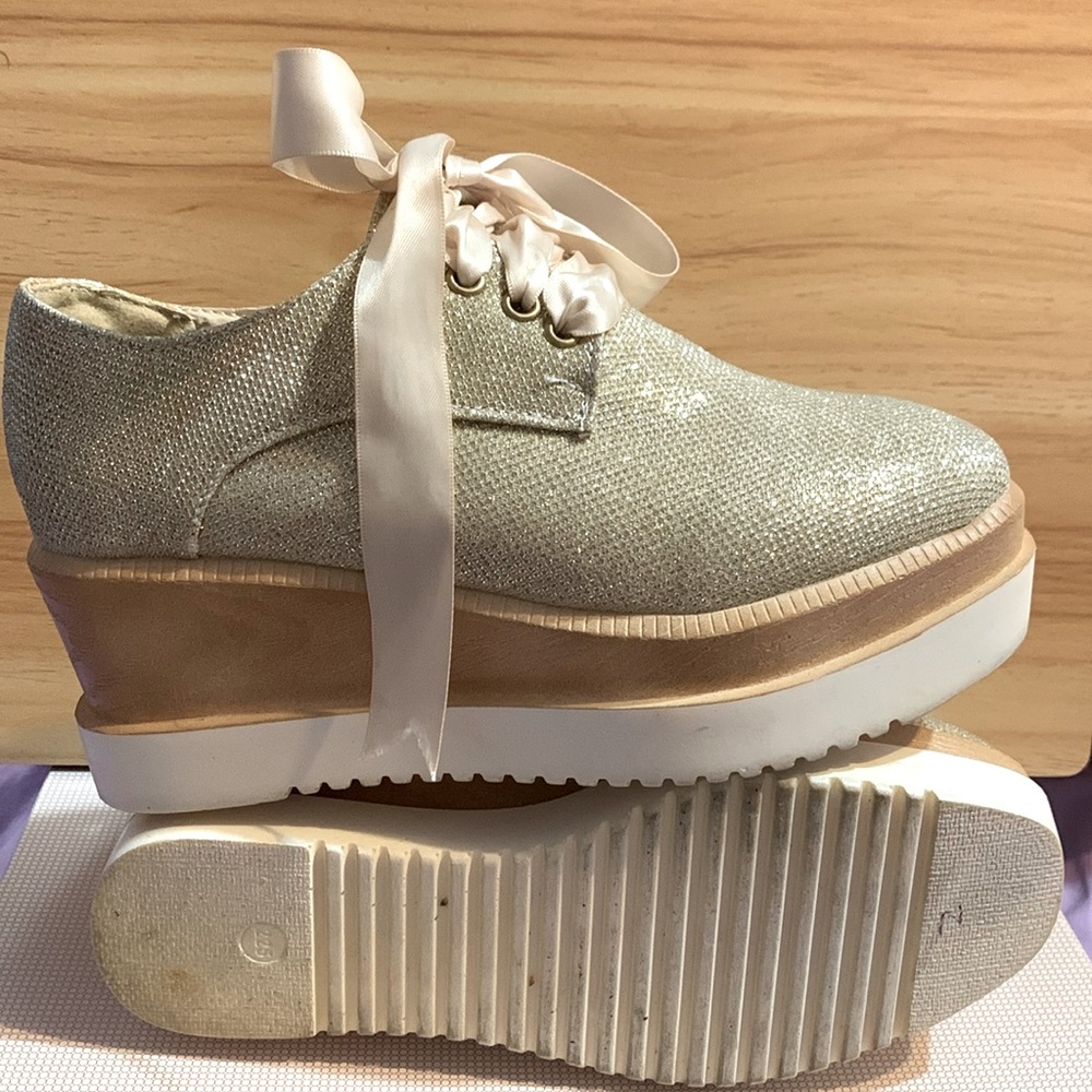 Gold Platform Shoes